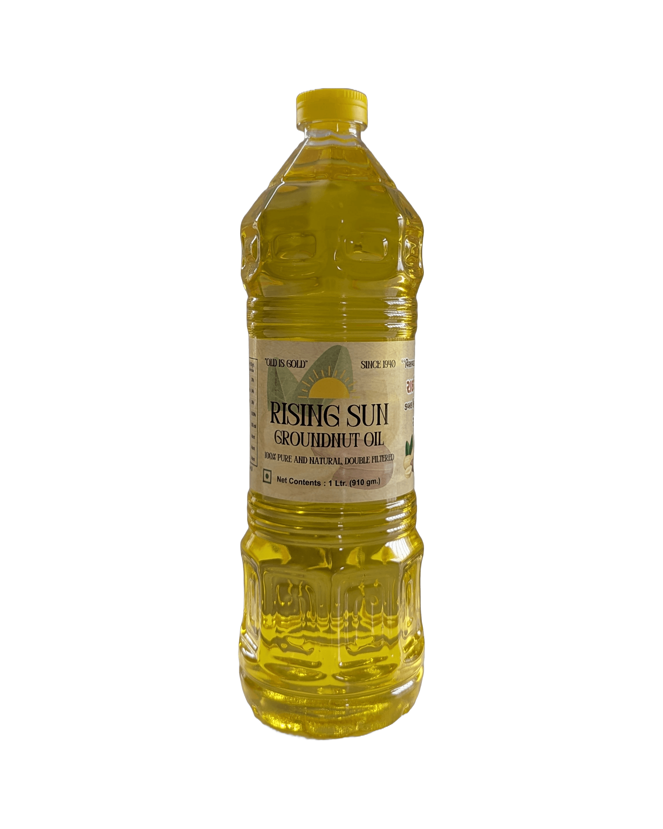 Double Filtered Groundnut Oil - 1 Litre Bottle
