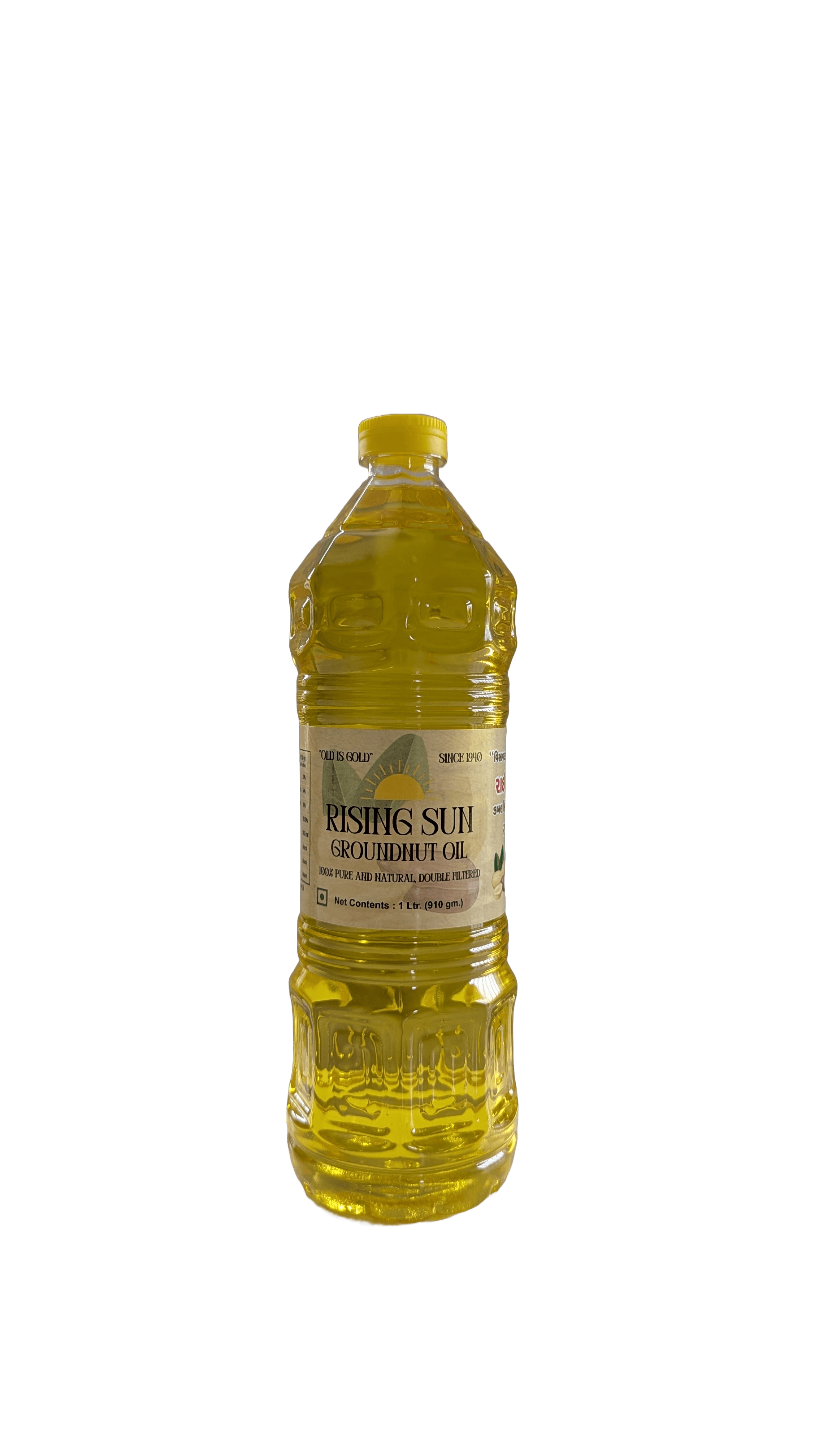 Double Filtered Groundnut Oil - 1 Litre Bottle
